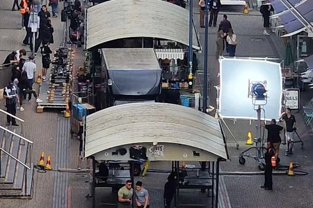 Film crew spotted near the Bullring in Birmingham for popular BBC show