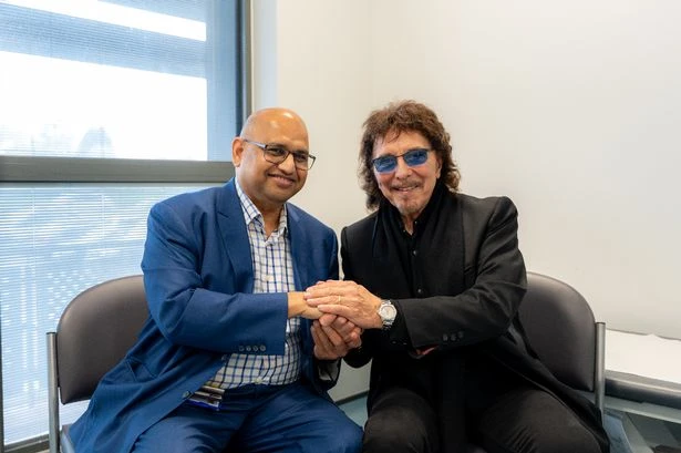 Black Sabbath guitarist launches Heartlands Hospital Charity cancer appeal in Birmingham