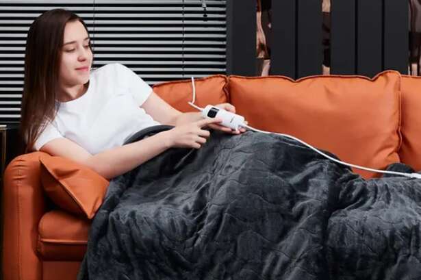 Get £25 off 'cosy' heated fleece blanket that's 'cheaper than putting the heating on'