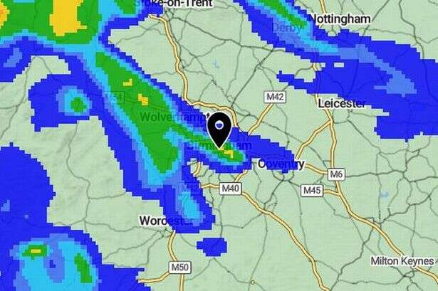 Birmingham could say goodbye to September with rain for more than 24 hours, warns Met Office