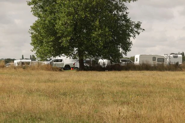 Around 30 traveller caravans set up camp at Birmingham beauty spot