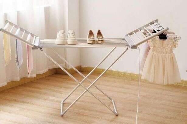 Amazon reduces £33 'amazing' heated airer that's 'fast for drying clothes'