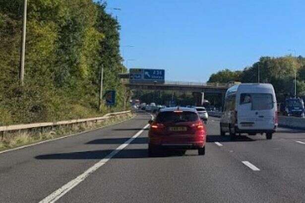 M42 lorry fire live as drivers stuck in gridlock traffic