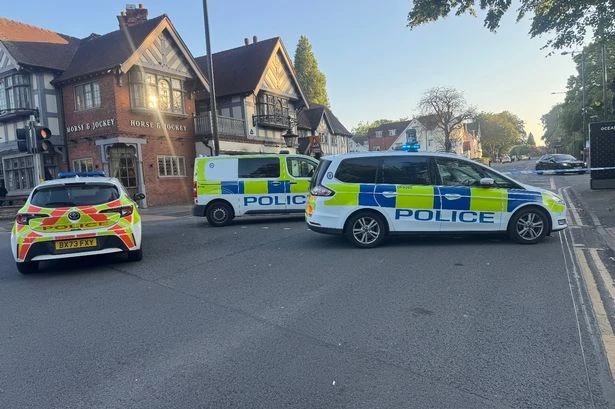 Police incident in Sutton Coldfield shuts down major road as Birmingham railway line also closed