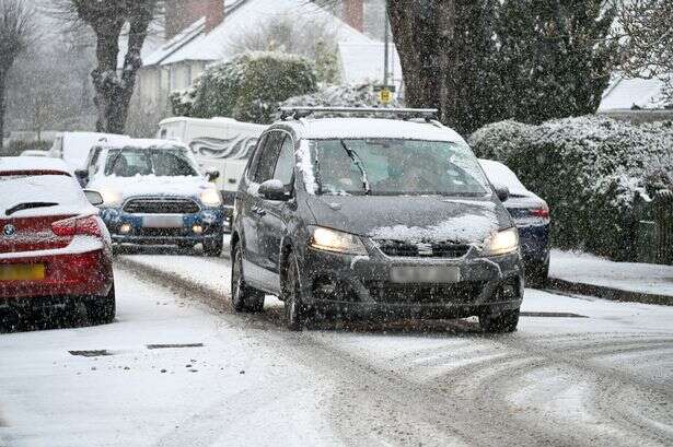 Seven counties in England set for snow with temperatures dropping to -2C