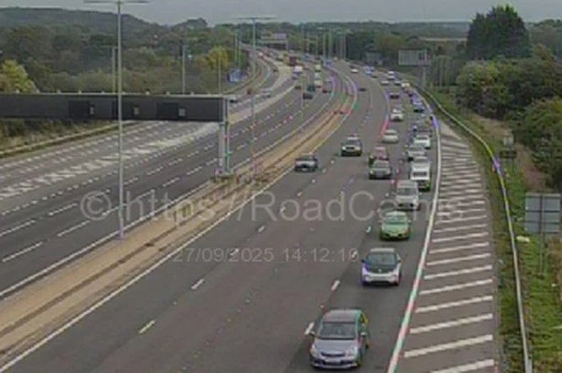 M6 delays as carriageway closed in both directions amid HS2 works