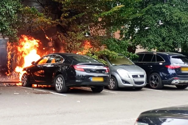 Birmingham Aldi shoppers stopped in their tracks at dramatic fire as 'loud bang' heard