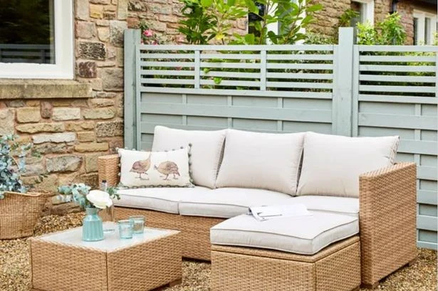 Dunelm's £329 'beautiful cosy sofa set' that's great for small gardens