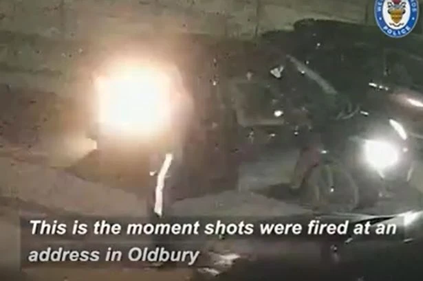Moment hooded man shoots up home in shocking planned attack