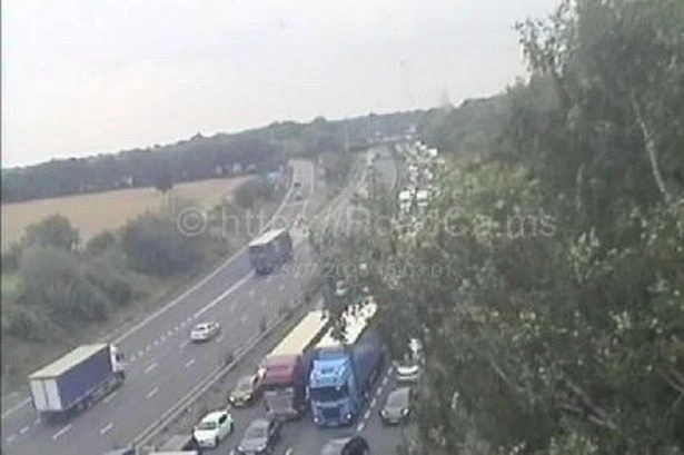 M42 multi-vehicle crash live as drivers warned of major delays