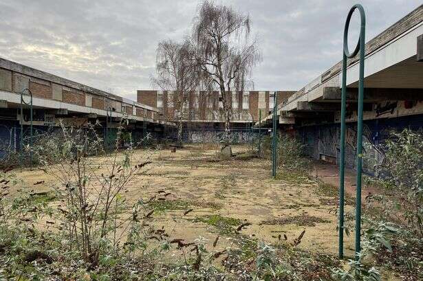 Nine photos of dilapidated Brownhill's shopping precinct