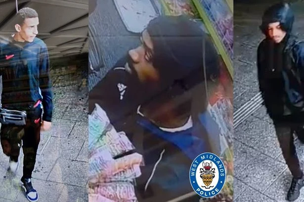 Hammer attack and robberies spark appeal as police say 'we want to speak to these three'
