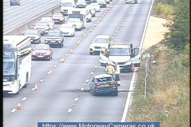 M6 delays live as traffic brought to halt