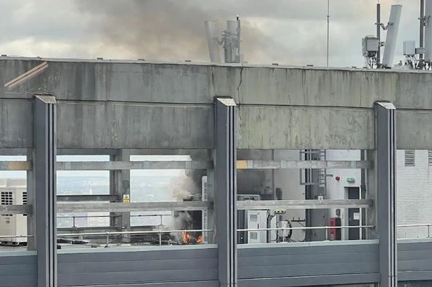 Birmingham Holiday Inn Express fire on hotel rooftop as firefighters rush to Snowhill scene
