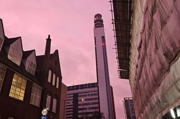 Why the sky in Birmingham turned a 'strange pink colour' tonight