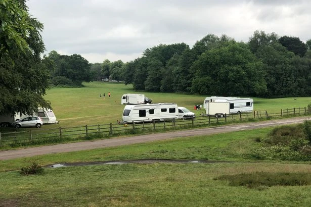 Travellers are back at Sutton Park after previous site has ‘barricades’ put up
