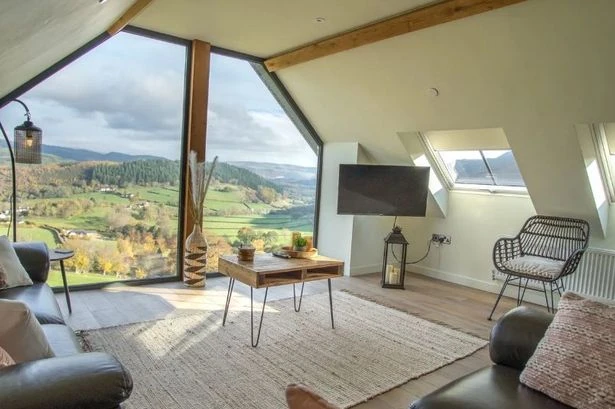 The secluded cottage with 'spectacular hot tub view' only 90 minutes from Birmingham
