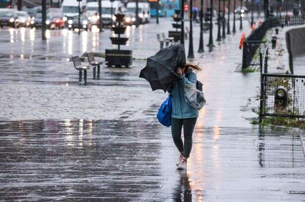 The four UK regions issued rare 'dangerous' red weather warning over 100mph Storm Eowyn