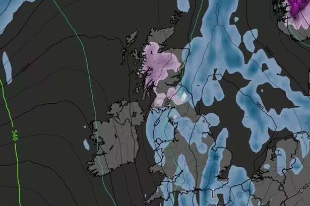 UK weather map shows 10 areas hit with snow as -5 freeze on way