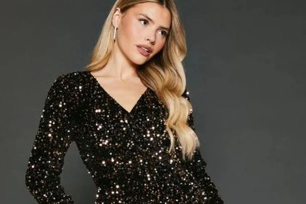 Debenhams sequin dress slashed 40% 'perfect for Christmas' with 'glamour'