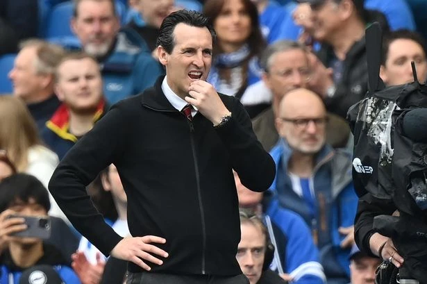 Unai Emery sums up Aston Villa's penalty gripe after Brighton loss