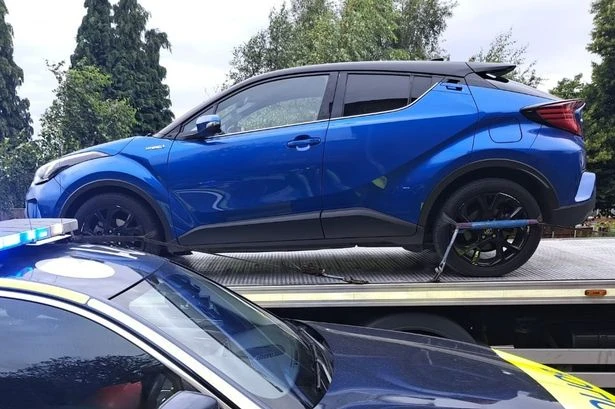 Moment police seize car from 'innocent' driver and issue two pieces of advice