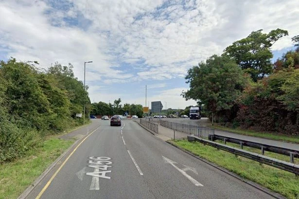 Two 'taken to hospital' after crash on major Halesowen road