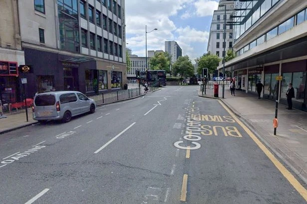 Twenty firefighters tackle Birmingham city centre blaze at Corporation Street store