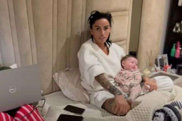 Katie Price introduces fans to 'my new baby' and says 'loving life'