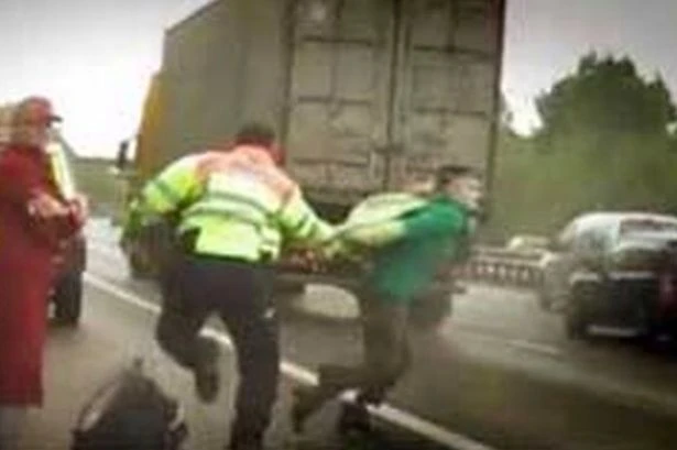 Twins ran onto M6 before one stabbed Good Samaritan to death
