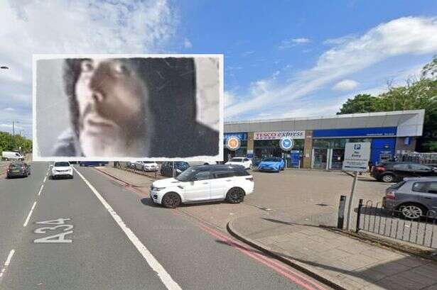 Hooded man wanted after Tesco Express robbery in Birmingham