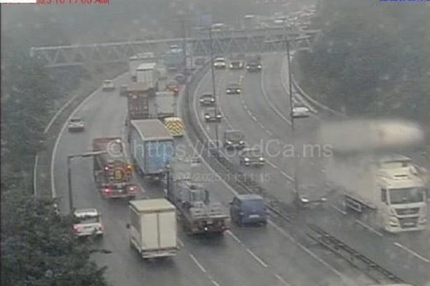 M6 Birmingham crash update as motorist checked over by paramedics amid six-hour disruption