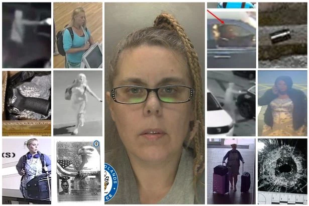 How bungling US would-be 'assassin' was caught on camera every step she made in Birmingham