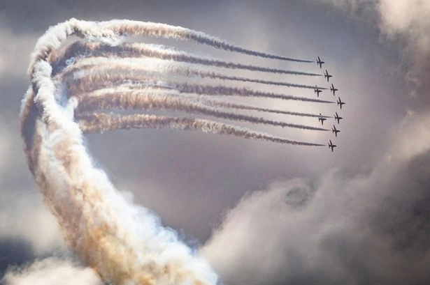 Exact Red Arrows route mapped - where to see them in the Midlands today