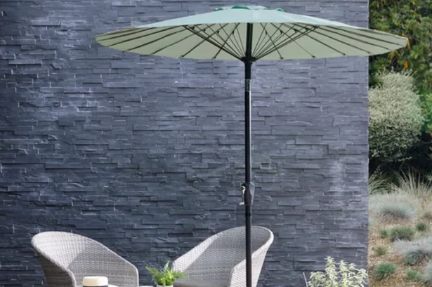 Dunelm cuts 50% off 'beautiful' parasol that gives gardens an 'exotic ambience' ahead of heatwave