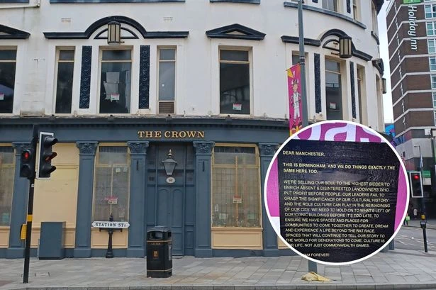 'Culture is for life' - 'Mischievous wordsmith' pens poignant message on iconic Birmingham pub