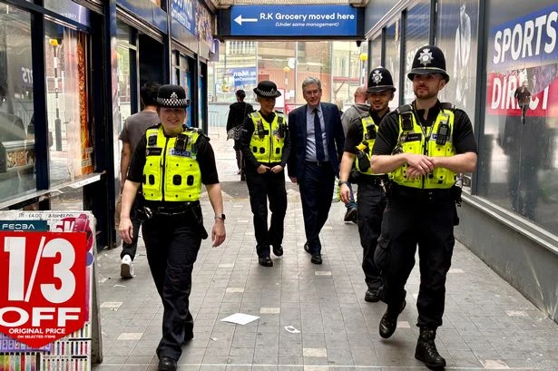 Arrests made and weapons seized in crackdown on violent crime in Walsall town centre