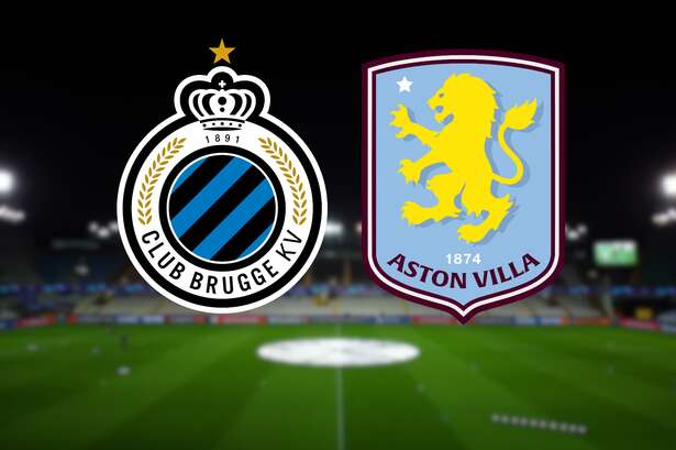 Club Brugge vs Aston Villa live match updates and team news from Champions League clash