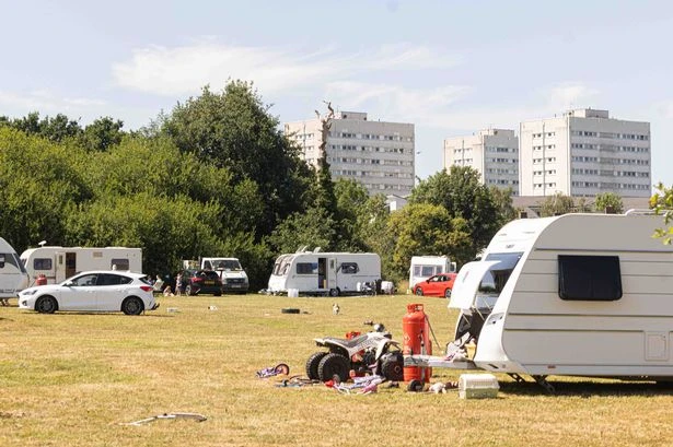 Travellers move onto Birmingham park ahead of third heatwave