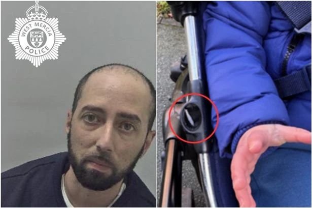 Dealer threw Class A drugs into child's pram as he ran from police