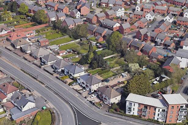 You can buy a small slice of Wolverhampton for just £100 that's inbetween people's back gardens