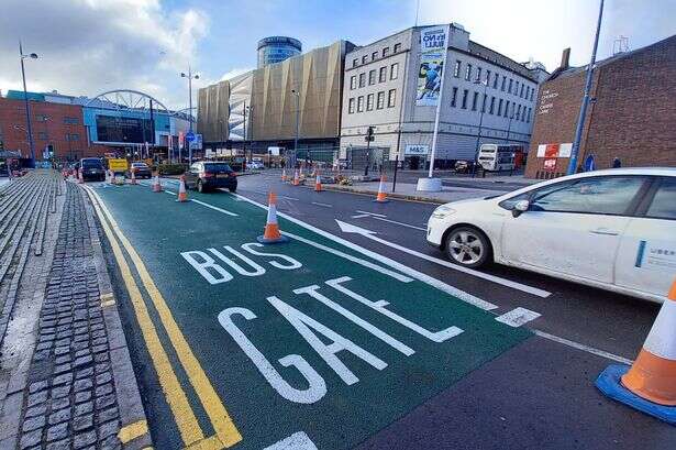 The notorious Birmingham bus lanes catching out 8,000 drivers every month