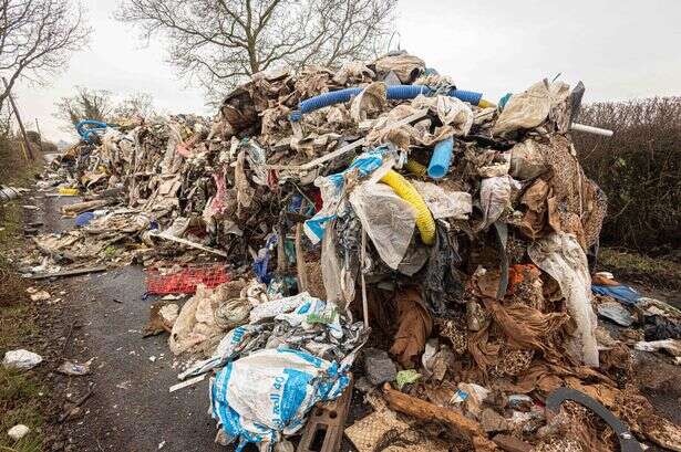 Lichfield council says 'we're closing in' on fly-tippers who blocked road with huge waste mountain