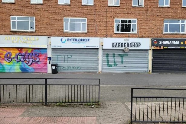 Police investigating after 'RIP Tomo' graffiti covers city shopping precinct