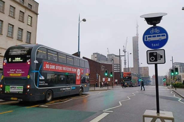Notorious Birmingham bus lanes catch 18,000 more drivers already this year