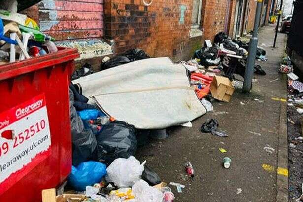 Birmingham barber will take 'everyone to court' over fly-tipping outside shop as rats swarm