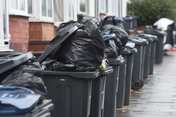 Warning to householders thinking of dumping rubbish at Birmingham Council house during bin strike