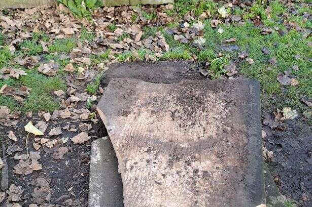 Arrest after Ebenezer Scrooge's grave from A Christmas Carol smashed to pieces in Shrewsbury