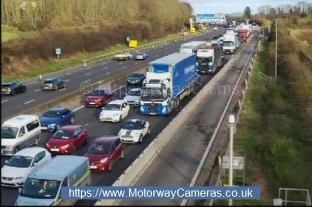 M5 travel warning as lorry incident sparks 50 minutes of delays