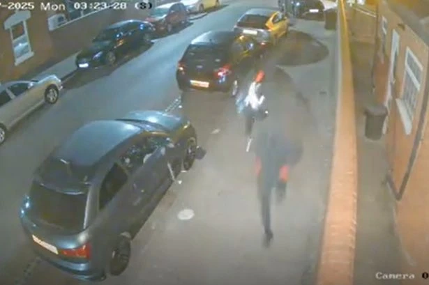 Ladypool Road CCTV footage shows hooded males running away after takeaway arson attack
